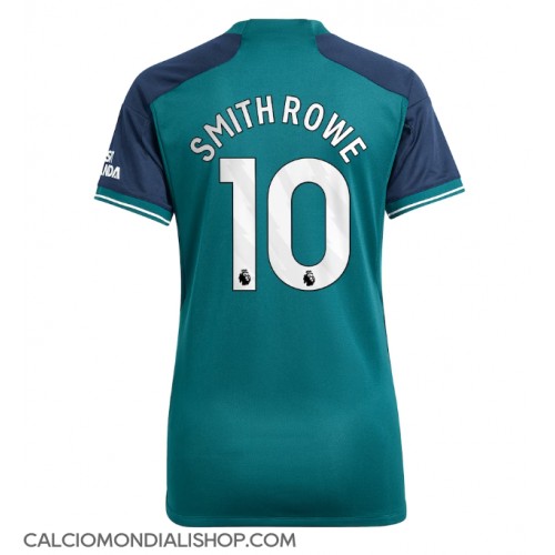 Maglie da calcio Arsenal Emile Smith Rowe #10 Terza Maglia Femminile 2023-24 Manica Corta